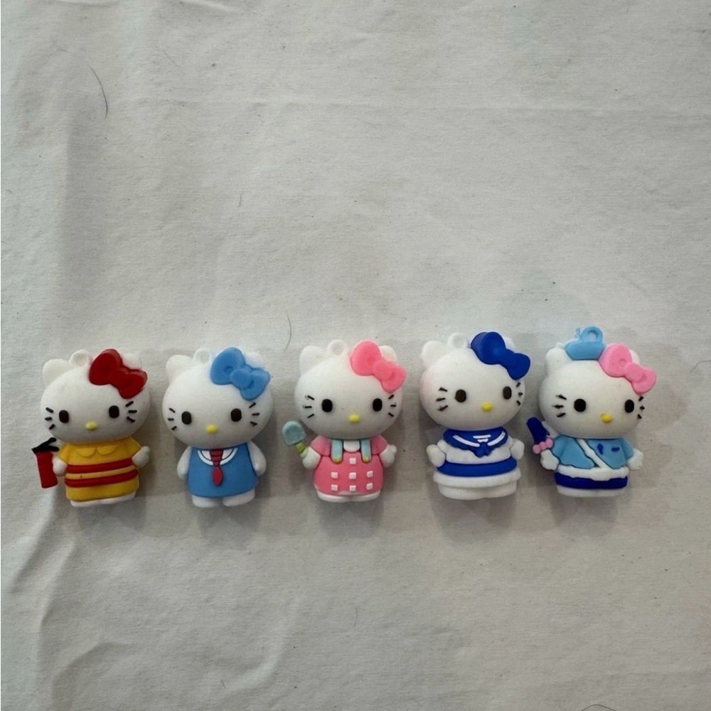 Sanrio Hello Kitty Small Collectible Figurines Lot Of 5